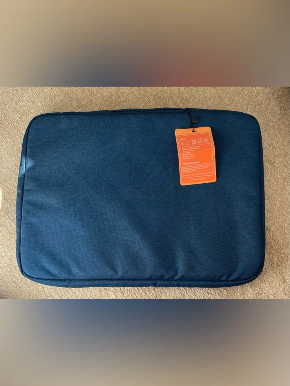 Men’s-Women’s Computer/Laptop Padded Bag 17 X 12 Blue Wickio NWT